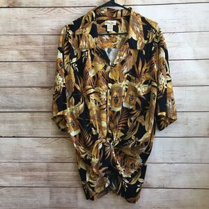 PANAMA JACK PARROT PRINT OVERSIZED SHIRT
